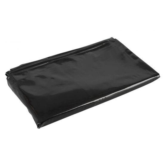 Läikiv voodikatte - must (135 x 200 cm)