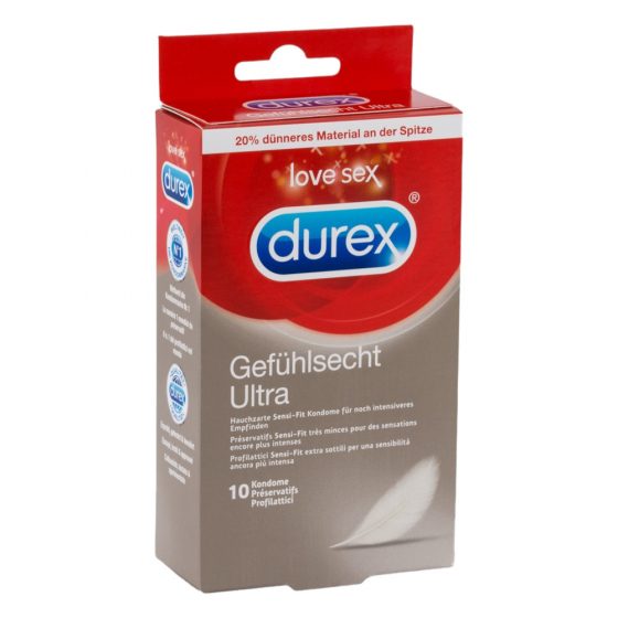 Durex Tundliks Uskumatult Õhuke - tõeliselt elutruu kondoom (10tk)