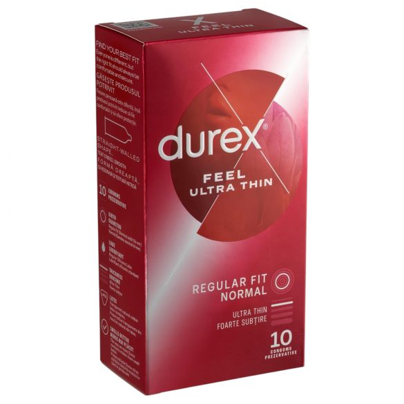 Durex Feel Ultra Thin - üliõhuke naturaalsed kondoomid (10 tk)