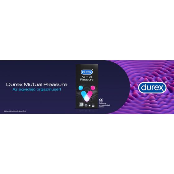 Durex Mutual Pleasure - ejakulatsiooni edasilükkav kondoom (10tk)
