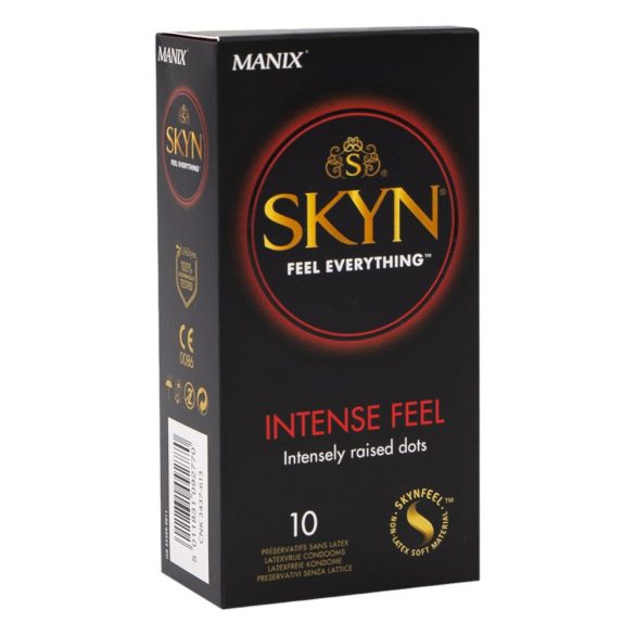 Manix SKYN Intense - lateksivaba, seemnepurskemahutavuselt helmelised kondoomid (10tk)