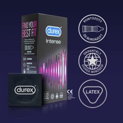 Durex Intense - sooniline ja nubluline kondoom (10 tk)