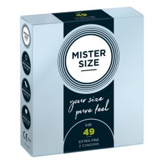 Mister Size õhuke kondoom - 49mm (3tk)