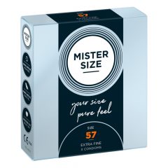 Mister Size õhuke kondoom - 57mm (3tk)