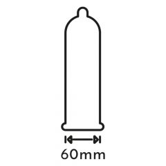 Secura Baklažaan - eriti suur kondoom - 60mm (12tk)