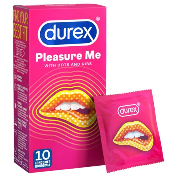 Durex Pleasure Me - ribbed-dotted kondoomid (10 tk)