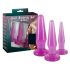 You2Toys - Anaalmaskertuse dildode komplekt - 3tk (lilla) 