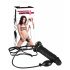 You2Toys - Täispuhutav Strap-On - õõnes, silikoonist dildo (must) 