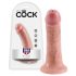 King Cock 6 dildop - naturaalne 15 cm