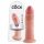 King Cock 9 - iminapaga realistlik dildo (23cm) - naturaalne 