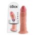 King Cock 9 - iminapaga realistlik dildo (23cm) - naturaalne 