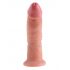 King Cock 9 - iminapaga realistlik dildo (23cm) - naturaalne 