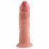 King Cock 9 - iminapaga realistlik dildo (23cm) - naturaalne 