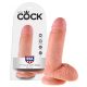 King Cock 7 munanditega dildo (18 cm) - naturaalne 