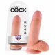 King Cock 7 munanditega dildo (18 cm) - naturaalne 