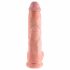 King Cock 10 munanditega suur dildo (25 cm) - naturaalne 