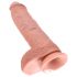 King Cock 25cm tõetruu dildo - naturaalne