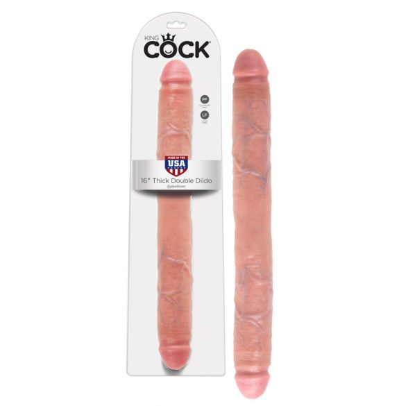 King Cock 16 paari suur dildo (41 cm) - naturaalne 