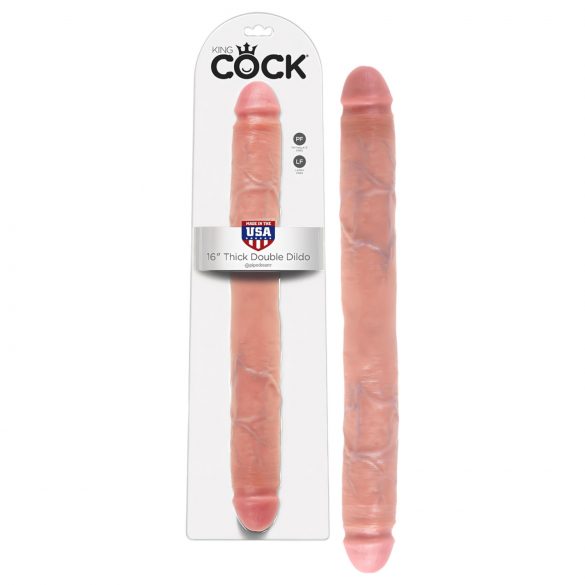 King Cock 16 kahe dildo (41 cm) - naturaalne