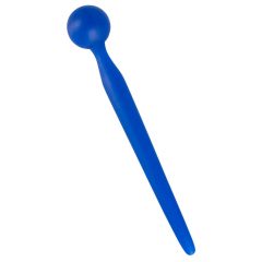   Dilator Sperma Stopp - kuuliga silikoonist kusetoru laieneja (sinine)