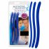 You2Toys - DILATOR - sinine silikoonist kusejuha laiendav dildo komplekt (3tk) 