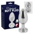 You2Toys - Sextreme - terasest anaalplug (2,4 cm)