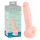 Meditsiiniline silikoon dildo (18cm) - naturaalne 