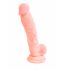 Meditsiiniline silikoon dildo (18cm) - naturaalne 