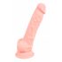 Meditsiiniline silikoon dildo (18cm) - naturaalne 