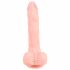 Medical - meditsiiniline silikoonist dildo (21 cm) - naturaalne 