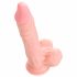 Medical - meditsiiniline silikoonist dildo (21 cm) - naturaalne 