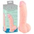 Meditsiiniline silikoon dildo (20cm) - naturaalne