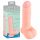 Medical - sirge meditsiiniline silikoonist dildo (20cm) - naturaalne 