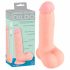 Medical - sirge meditsiiniline silikoonist dildo (20cm) - naturaalne 