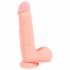 Medical - sirge meditsiiniline silikoonist dildo (20cm) - naturaalne 