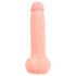 Medical - sirge meditsiiniline silikoonist dildo (20cm) - naturaalne 