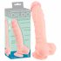 Medical - arstlik silikoonist dildo (24cm) - naturaalne 