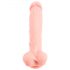 Meditsiiniline silikoonist dildo (24 cm) - naturaalne