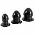 You2Toys - Venituskomplekt - anaalsete dildode komplekt - 3 tk (must) 