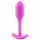 b-vibe Snug Plug 1 - anaaltapp sisemise raskusega (55g) - roosa