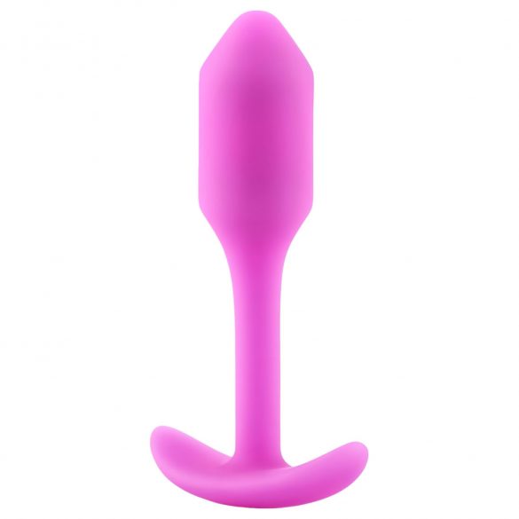 b-vibe Snug Plug 1 - anaaltapp sisemiste raskustega (55g) - roosa 