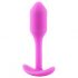 b-vibe Snug Plug 1 - anaaltapp sisemiste raskustega (55g) - roosa 