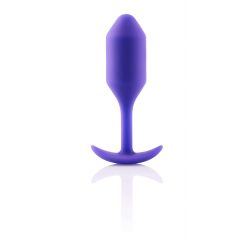   b-vibe Snug Rakett - sisemine topelt kuulidega anaal dildó (114g) - lilla