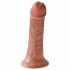 King Cock 6 dildō (15 cm) - pruun 