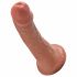 King Cock 6 dildō (15 cm) - pruun 