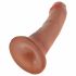 King Cock 6 dildō (15 cm) - pruun 