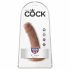 King Cock 6 dildō (15 cm) - pruun 