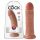 King Cock 8 dildo (20 cm) - tume looduslik