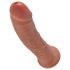 King Cock 8 dildo (20 cm) - tume looduslik