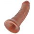 King Cock 8 dildo (20 cm) - tume looduslik